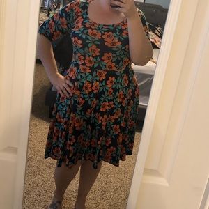Lularoe floral Nicole dress